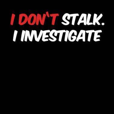 Zoom image Jeg forfølger ikke. Jeg undersøger