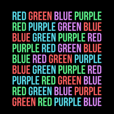 Zoom image Der Stroop Test