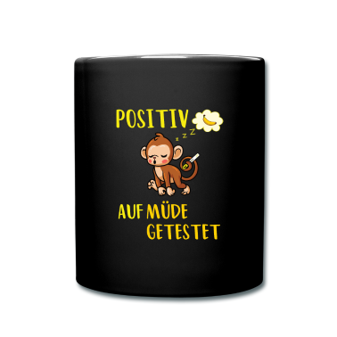 Test  - Schlafshirt Positiv auf müde getestet Affe