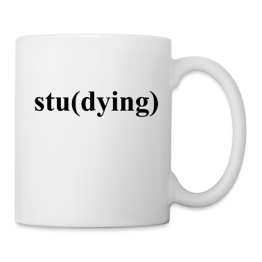 Prøve  - Studerer studerer morsom studentlivsidé