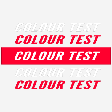 Zoom image COLOUR TEST