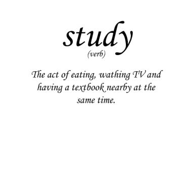 Zoom image Studere verb