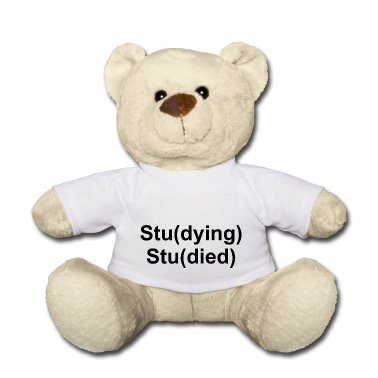 Test  - Study Studying Studied Graphic