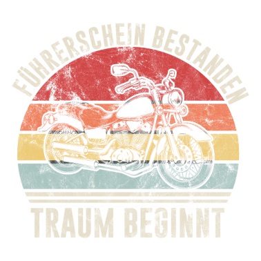 Zoom image Motorrad Führerschein bestanden Fahrerlaubnis