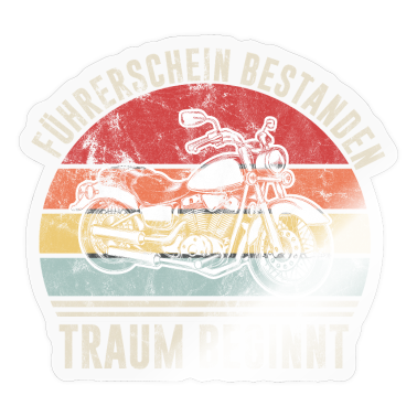 Test  - Motorrad Führerschein bestanden Fahrerlaubnis