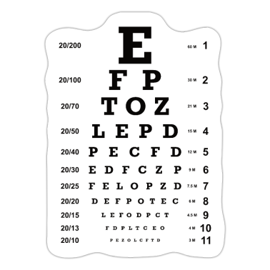 Test  - Optométriste ophtalmologiste test de lunettes de vue cadeau