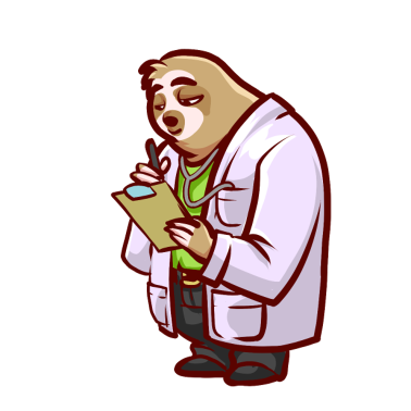 Zoom image Regalo medico o medico bradipo