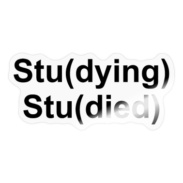 Test  - Study Studying Studied Graphic