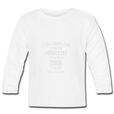 Naissance  - tee shirt année naissance 2008 anniversaire