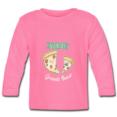 Naissance  - Bientôt Grande Soeur Pizza Annonce de grossesse