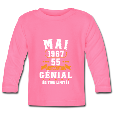 Naissance  - 55 Ans Anniversaire Vintage Né(e) en Mai 1967