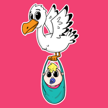 Zoom image Fugl med baby barsel top