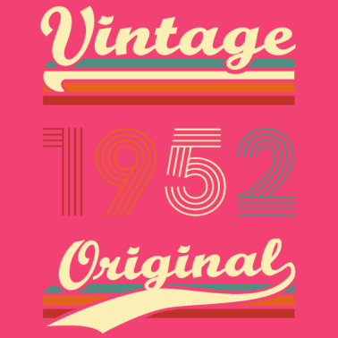 Zoom image Vintage 1952 original 70 años aniversario