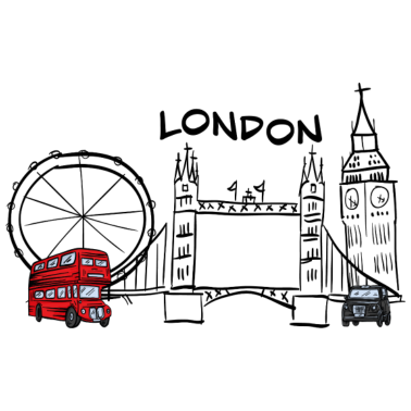 Zoom image Londyn Angliafans Big Ben Towerbridge London Eye