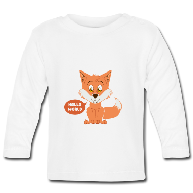 Födelse  - Baby räv som en gåva för förlossning