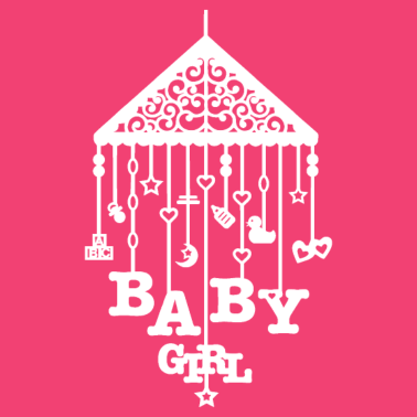 Zoom image Mobil baby flicka graviditet gåva förlossning