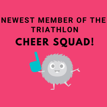 Zoom image Nyeste medlem af triathlon cheer squad!
