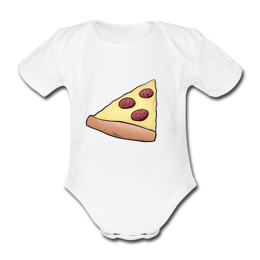 Geburt  - Pizzastück für Eltern-Baby-Partnerlook für 2. Kind