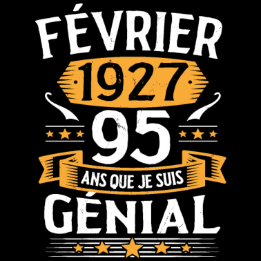 Zoom image Cadeau D'anniversaire Vintage 95 Ans Février 1927