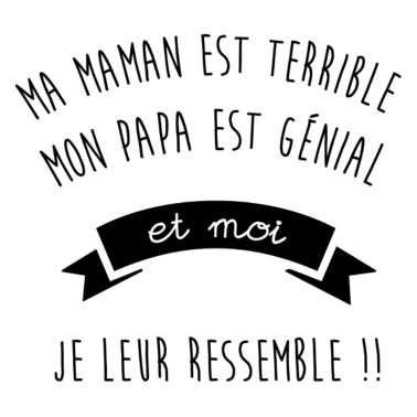 Zoom image Je suis génial, comme mes parents !