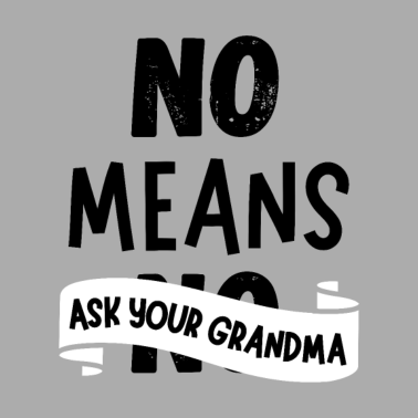 Zoom image Ingen betyr spør bestemoren din - sier for babyer