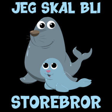 Zoom image Jeg skal bli storebror steinkobbe gave fødsel bror