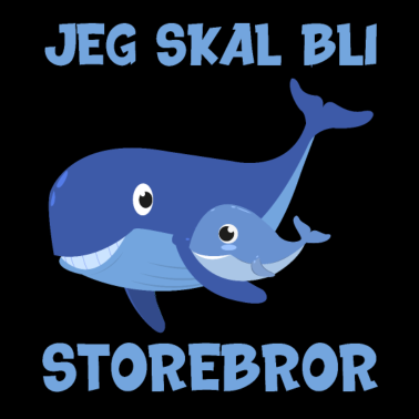 Zoom image Jeg skal bli storebror hval gave fødsel bror