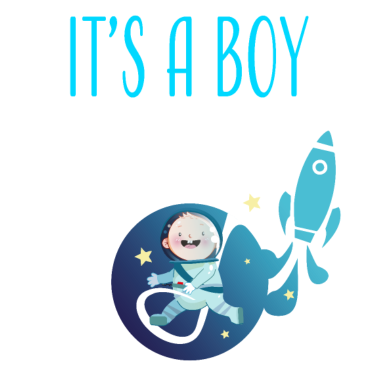 Zoom image Det er en dreng! Funny sød barsel mode T-shirt