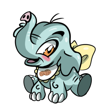 Zoom image Lille elefant tegneserie. Barsel gave baby brusebad.