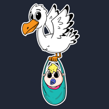 Zoom image Fugl med baby barsel top