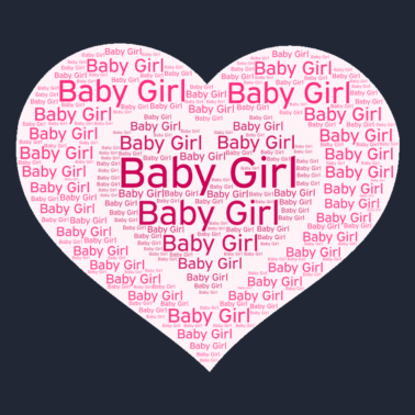 Zoom image Babygirl, bebis, graviditet, förlossning, hjärta