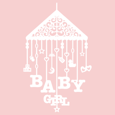 Zoom image Mobil baby flicka graviditet gåva förlossning