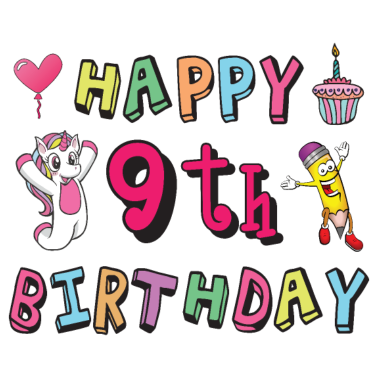 Zoom image Grattis på 9-årsdagen. 9 års förlossning