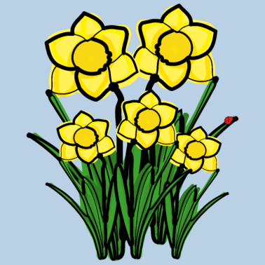 Zoom image März Geburt Blume Narzissen