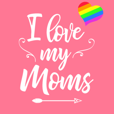 Zoom image Aimer mes mamans - cadeau de naissance de barboteuse bébé LGBT