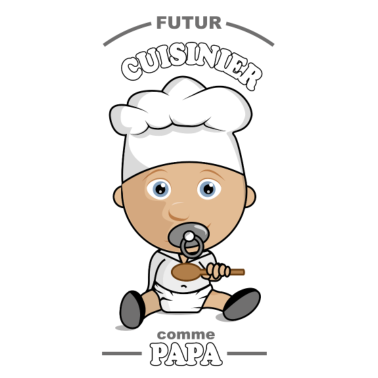 Zoom image futur cuisinier comme papa