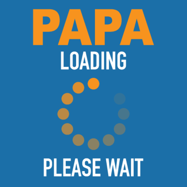 Zoom image Papa Loading Please Wait Father-to-be Offspring