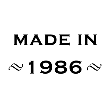 Zoom image hecho en 1986 regalo de cumpleaños fecha de nacimiento