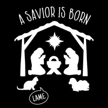 Zoom image Jesús Nacimiento Salvador Nace Ateo Navidad