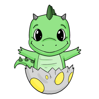 Zoom image Narodziny dziecka Jajko Narodziny Dino