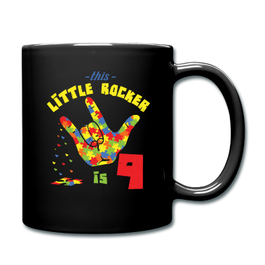 Syntymä  - Rocker Ikä 9 Syntynyt Syntymä Palapeli Autismi Tietoisuus