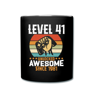 Geboorte  - Level 41 Jaar Unlocked Gaming Verjaardagscadeau