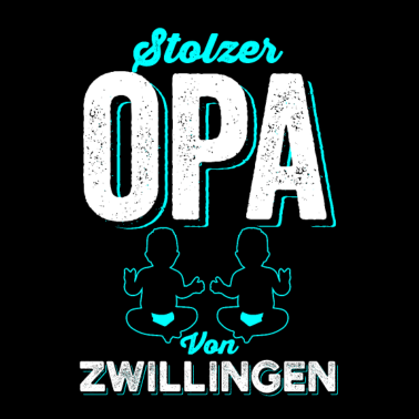 Zoom image Stolzer Opa Geburt Zwillinge | Großvater Geschenk