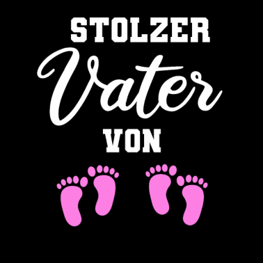 Zoom image Stolzer Vater Mädchen Zwillinge Geschenk Geburt