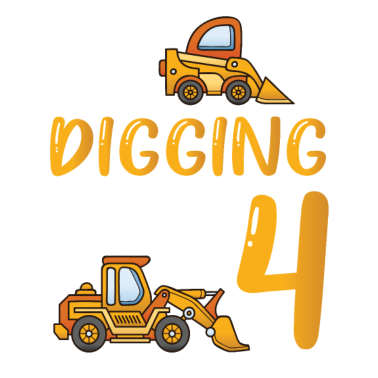 Zoom image Kindergeburtstag Birthday 4 Geburtstag mit Bagger