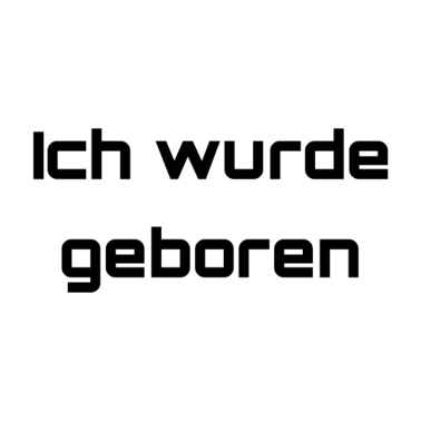 Zoom image Spruch zur Geburt