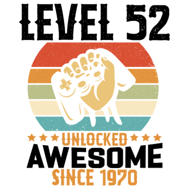 Zoom image Nivel 52 año de regalo de cumpleaños de juego desbloqueado