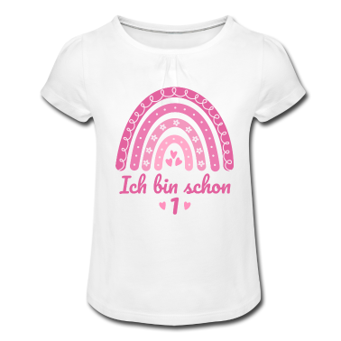 1. Geburtstag  - 1. Geburtstag Mädchen Regenbogen Ich bin schon 1