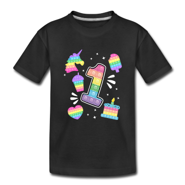 1. Geburtstag  - 1. Geburtstag Pop 1 Jahr Party Für Mädchen pop it