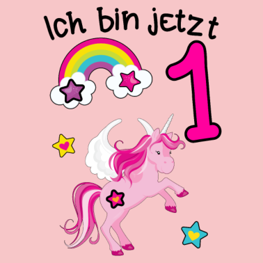 Zoom image Ich bin jetzt 1 Geburtstag Einhorn